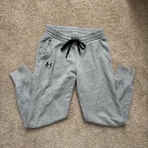 Grey Under Armour sweatpants